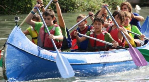 Actividad de barco dragón para colegios en Aranjuez