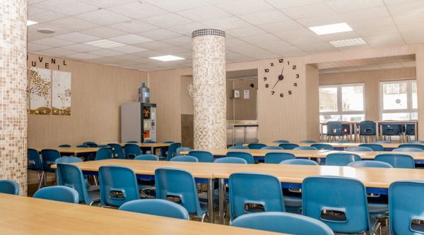 Comedor del viaje de fin de curso en Guadarrama