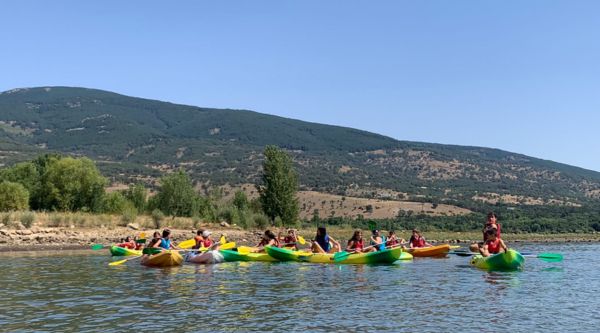Excursiones escolares en el embalse de la pinilla