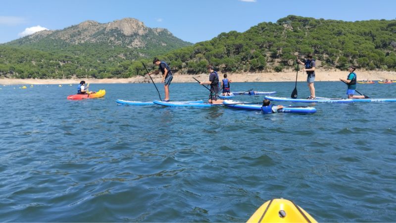 Viaje fin de curso en el burguillo