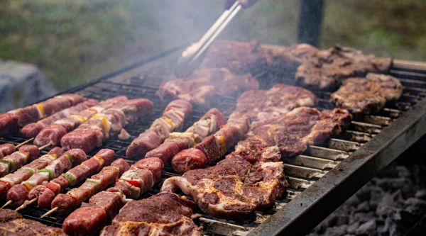 Comida en las instalaciones del parque de cuerdas de madrid