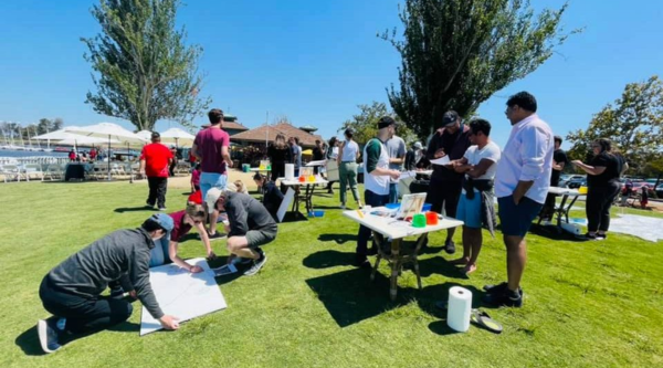 Teambuilding pintado en Madrid