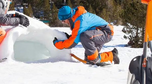 Excursión escolar a la nieve en la Sierra de Madrid