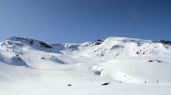 Grupo de un colegio durante la semana blanca en Sierra Nevada